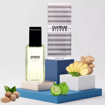 Quorum silver puig edt 100ml Hombre