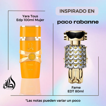 Yara Tous Lattafa edp 100ml mujer